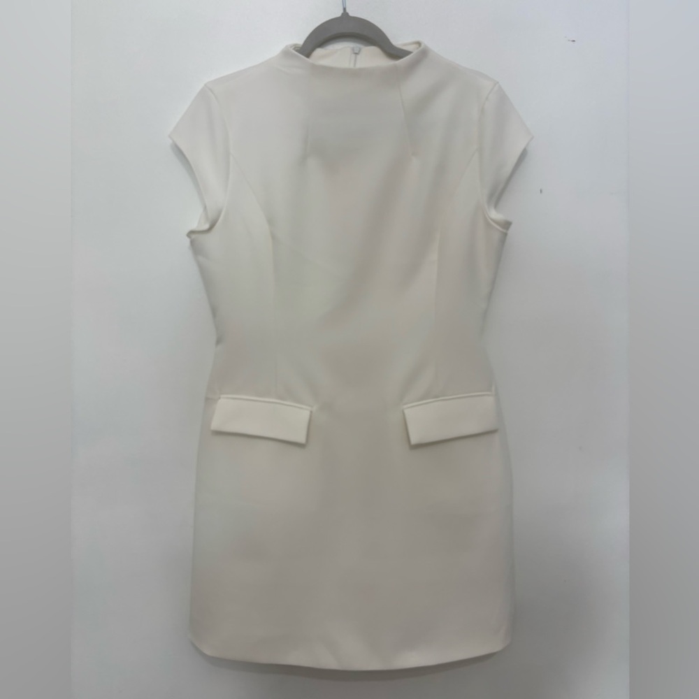 Commense White/Cream Bride Mini Dress